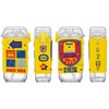 Skater PSQ5ST-A Square Straw Bottle Water Bottle, M, 15.7 fl