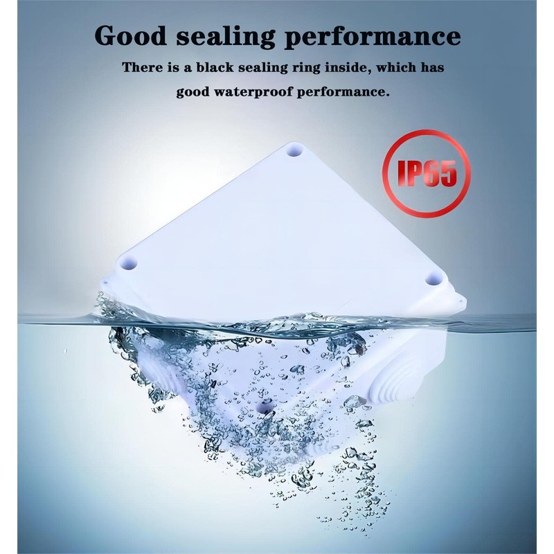 Wutusent ABS Plastic Dustproof Waterproof IP65 Junction Box Universal Electrical