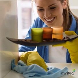 awiwa Drying Cloth, Polishing Cloth & Window Cloth Streak-Free – More Shine for the Window (40 x 40 + 70 x 50 cm)