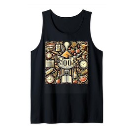 Vintage Verve: Rock the Retro Vibes in Our 100 Days Tank Top