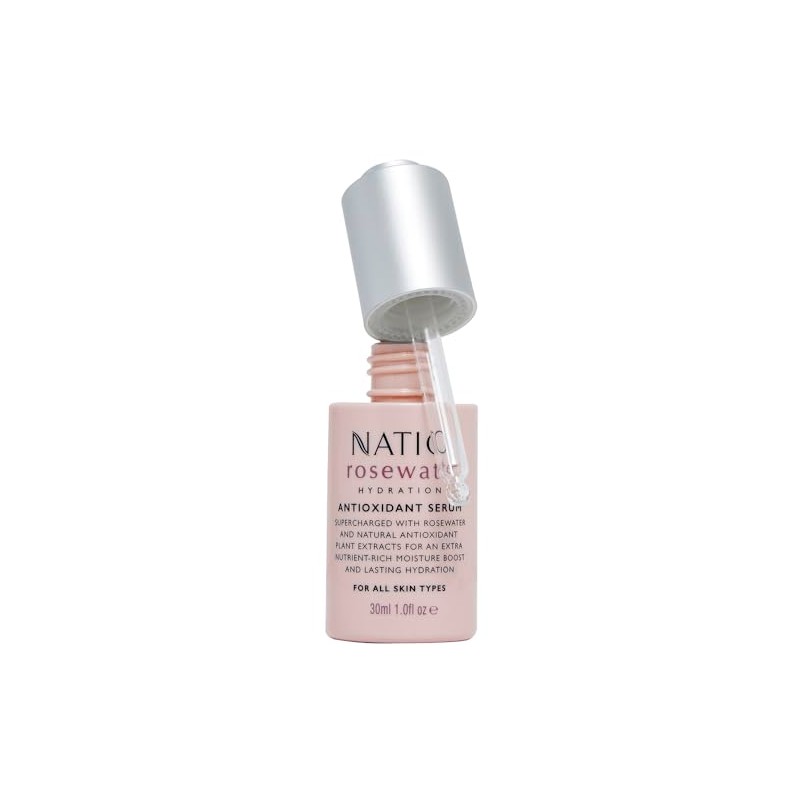 Rosewater Antioxidant Serum by Natio for Women - 1 oz