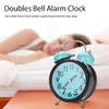 Alarm Clock, Double Bell Ultra Silent Sunrise Alarm Clock for