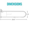 HealthSmart Fold Away Grab Bars for Bathroom, Shower Handle, Bathtub