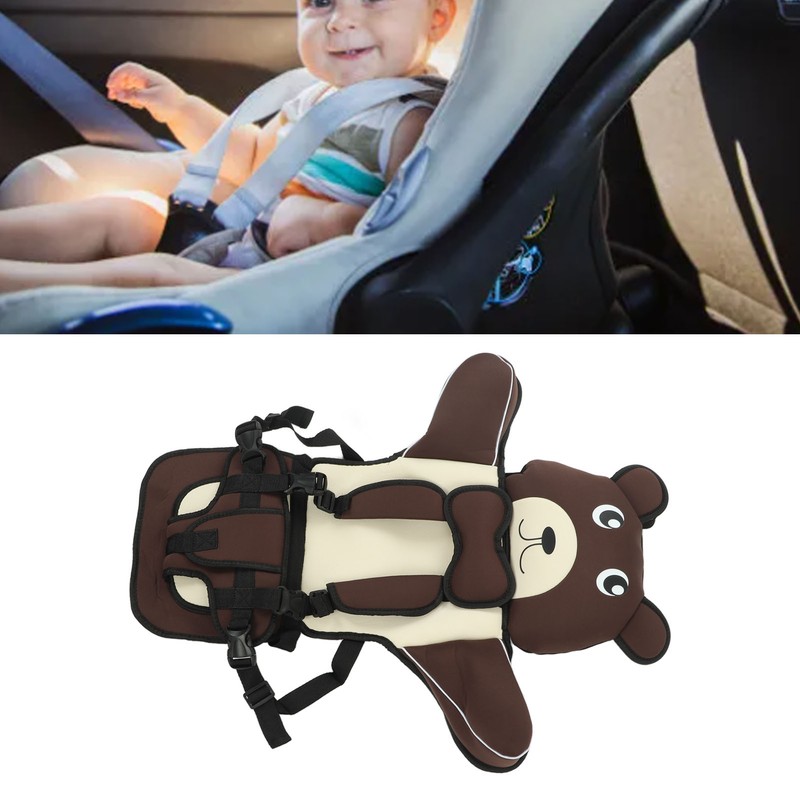 Child Highback Safety Seat Adjustable Straps Machine Washable 5 Point