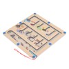 Magnetic Color and Number Maze Board Early Education Wooden Matching