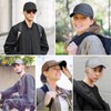 GADIEMKENSD Winter Unstructured Baseball Caps Wool Hat, Unstructured, Black