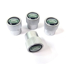 Genuine Land Rover Tire Valve Dust Cover Caps LR027560 with Land Rover Logo