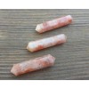 SUNSTONE DOUBLE TERMINATED GEMSTONE CRYSTAL PENCIL POINT (ONE)