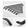 BOZONLI 2 Pcs Black Kitchen Cupboard Handles Cabinet Handles Drawer