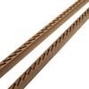 Whitecap 60880 Teak Louvered Door Side Rails Pair (Left and