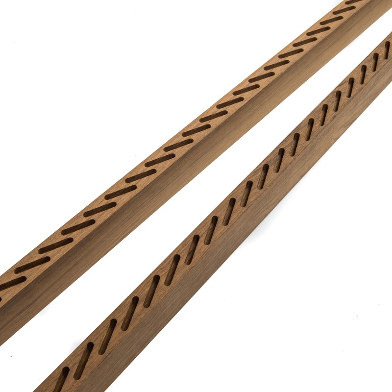 Whitecap 60880 Teak Louvered Door Side Rails Pair (Left and