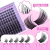 EYDEVRO Cluster Lashes Wispy Individual Eyelashes D Curl Lash Clusters
