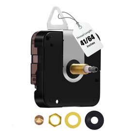 DEEWISH Clock Movement for Large Wall Clock, 18mm/23mm/28mm Long Shank Quartz Movement with High Torque, DIY Movements, Motor Replacement Parts, DIY Repair Parts (Without Hands, DW-12888-I Series)