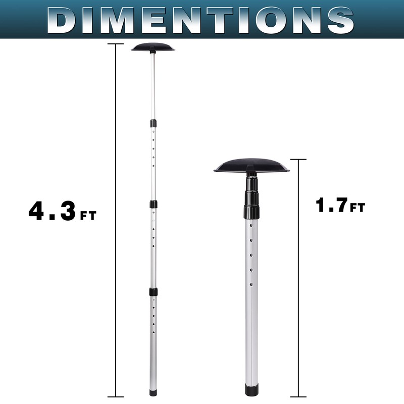 CHAMPKEY Professional Golf Travel Bag Support Rod - Sturdy Aluminum