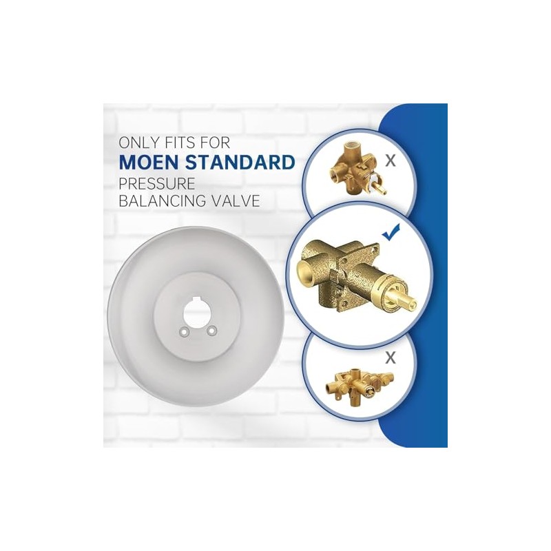Escutcheon Replacement for Moen 16090 Chateau Collection, for One-Handle Tub