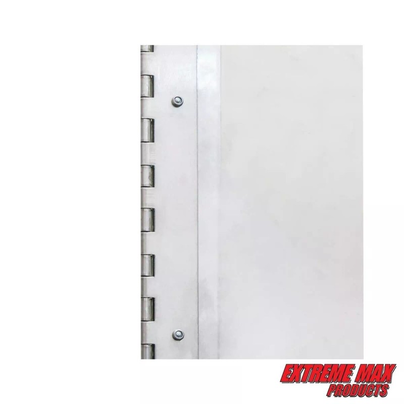 Extreme Max 3005.5262 Hinged Aluminum Trailer Door Slider Plate -