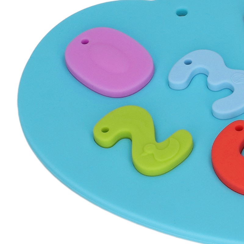 Learning Number Board Toy Educational Silicone Number Puzzle Board for