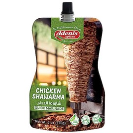 Adonis - Chicken Shawarma Quick Marinade, 6 oz (170g), Ready to Use Liquid Seasoning Marinade