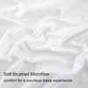 Soifox Double Fitted Sheets 40 cm Extra Deep Pocket White