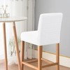 Gollense Bar Stool Covers Set of 4 Stretch Jacquard Barstool