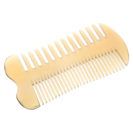 Baluue Multifunctional Ox Horn Hair Comb Double-sided Massage Comb for Scalp Stimulation Anti-static Design for Healthy Hair Care Durable Accessory for Daily Use