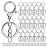 40Pcs Keyring Clip with Key Rings Kit 20 pcs Open