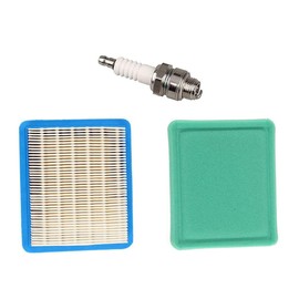 LEFITPA Replacement 491588S Air Filter Tune Up Kit Spark Plug for Champion for Briggs & Stratton 5121A 5121B 491435S RC12YC Fits Intek 5.5 thru 6.5 HP Engines