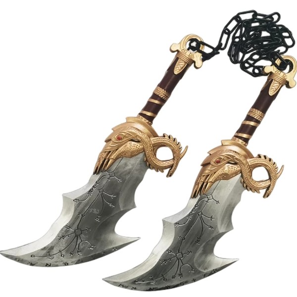 damdos Halloween Prop for God Blades of Athena Kratos Katana Sword Samurai Weapons Birthday Gift (Blades of Athena)