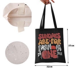 ZJXHPO Sunday Racing Tote Bag Racing Club Reusable Grocery Shopping Bag Race Lover Gift Racing Sundays Handbag (C-Formula BL Tote)
