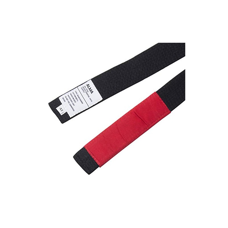 ALMA ALO-A3-BK Jiu Jitsu Belt, Black, A3