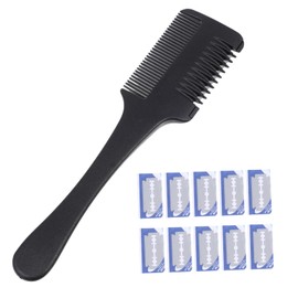 PACKOVE 1Set Hair Thinning Comb Kit Dual Sided Styling Tool for Barber and Personal Use Includes Thinning Blades for All Hair Types and Design