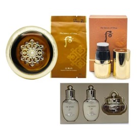 The History of Whoo Face Serum Essence Cushion Set for Korean skincare routines, lightweight daily facial care, The History of Whoo Import, Beauty and Personal Care