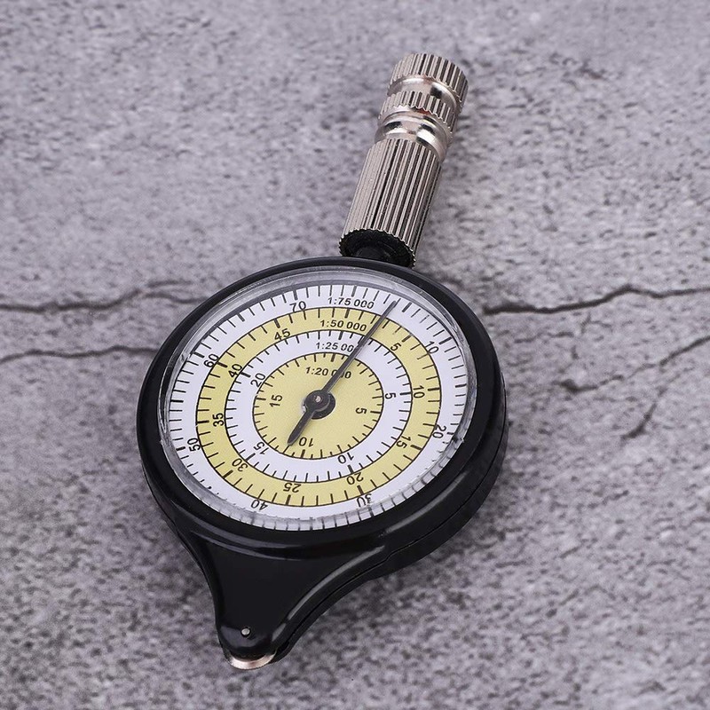 Distance Calculator Mapping Tool, 30 g Rainproof Map Measuring Device,