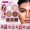 5-Layer Foldable Makeup Palette Book| 67 Pro Shades Contour, Blush,