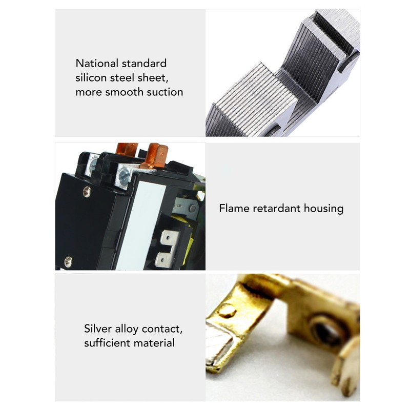 CJX9 40 2P 40A AC Contactor PP Shell Silver Alloy