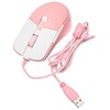 Wired Mouse Ergonomic Streamlined Cool RGB Optical Sensor Gaming Mechanical