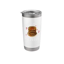 Foodie Italian Christmas Cookies Italian Waffle Pizzelle Stainless Steel Insulated Tumbler
