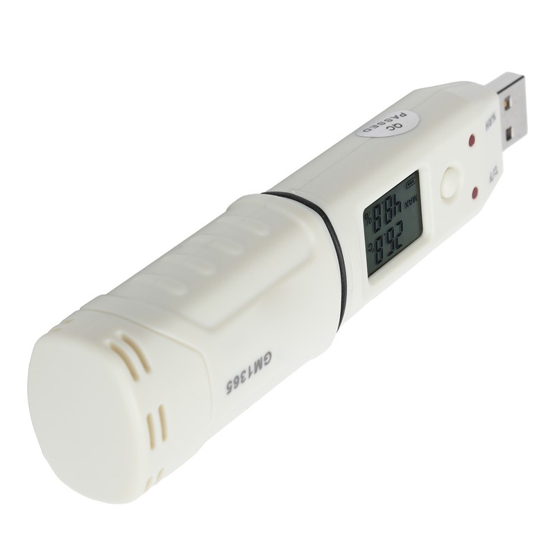 Digital Temperature Humidity Logger Indoor Thermometer Hygrometer Detector Data Recorder