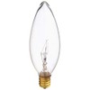Satco Products S3782 120-Volt 25B9.5 Candelabra Base Clear Light Bulb