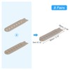 QUARKZMAN 8 Pairs Snapback Strap Cover, 7 Holes Plastic Adjustable