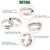 Keadic 81Pcs Single Ear Hose Clamps, 6-23.5mm Stepless Hose Clamps