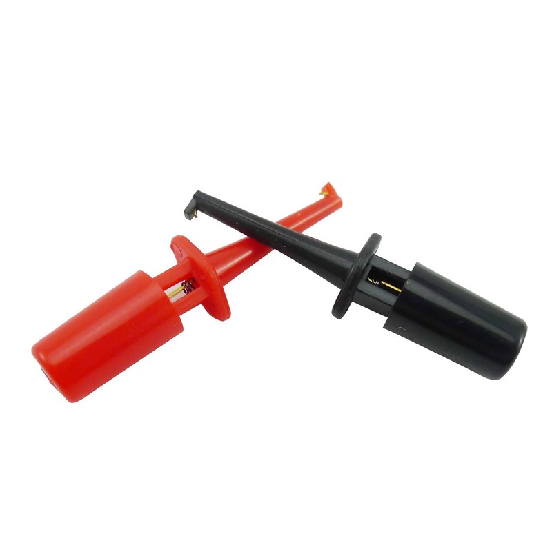 KKHMF 10pcs Small Test Hook Clips for Multimeter Probe Cable