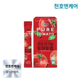 퓨어 유기농 토마토즙 20g 14포 x 1박스 없음