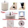 ANFU Cutting Board Feet, Cutting Board Legs Risers, Self Adhesive