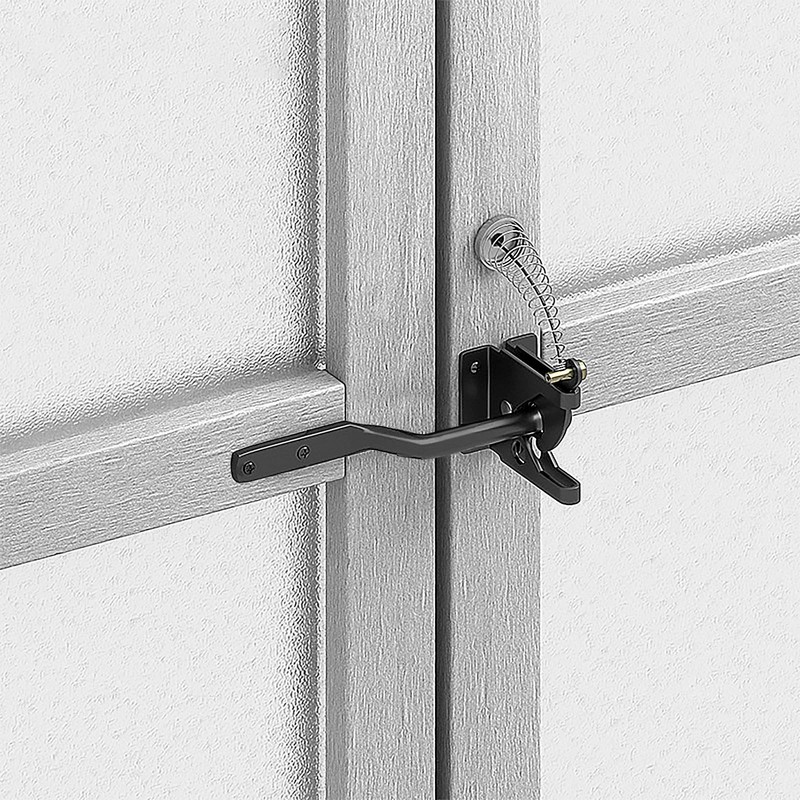 Linkidea Long Self Locking Gate Gravity Latch, Carbon Steel Spring