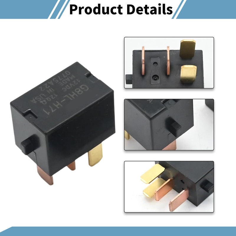 ZUDKSUY 5 Pcs AC Starter Relay G8HL-H71 Compressor Relay Replacement