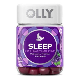 Olly Sleep Melatonina + L Teanina + Botanicos Gomitas Eg V27 Sabor Blackberry