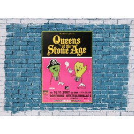Queens of The Stone Age - Dortmund, Dortmund 2007 » Concert Poster | Live Concert Event | DIN A1