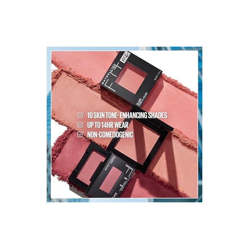 Maybelline Fit Me Blush, Rose, 0.16 fl. oz.