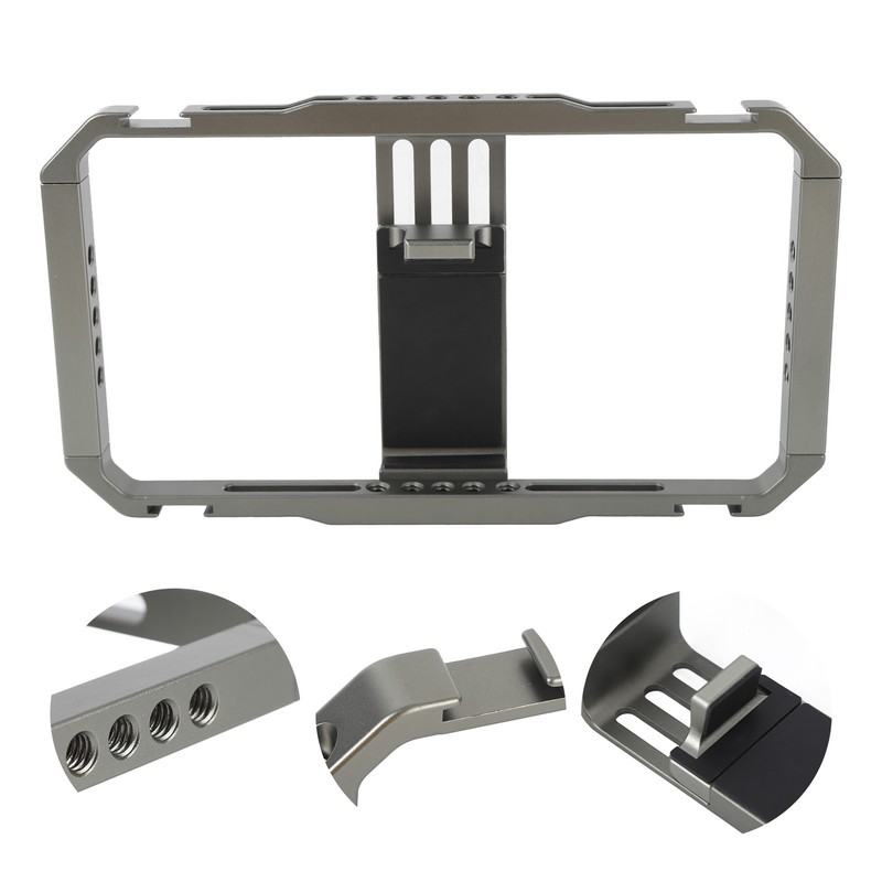 Smartphone Video Rig Camera Cage Phone Video Stabilizer Grip Vlogging